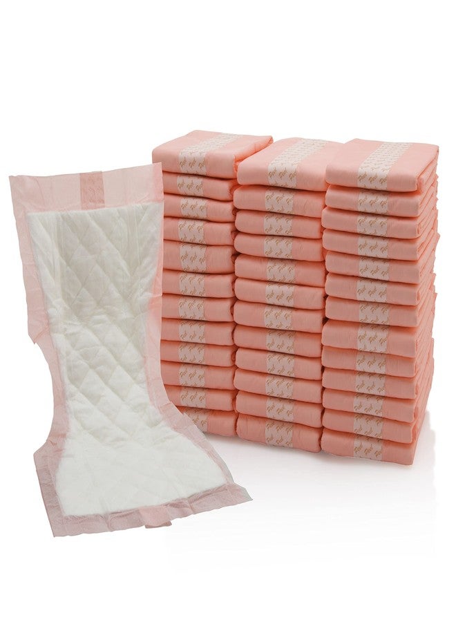 Vakly Extra Large Postpartum Maternity Pads [40 Pack] Hospital Style Super-Absorbent Contoured Pad Liners - 7" Wide X 14" Long - Heavier Overnight Post Birth Protection for Women - Incontinence Liners - Image 1